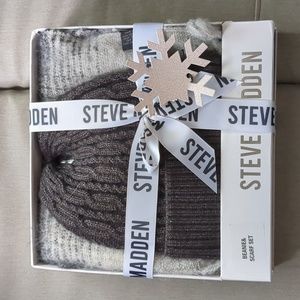 Steven Madden Beanie and Scarf set